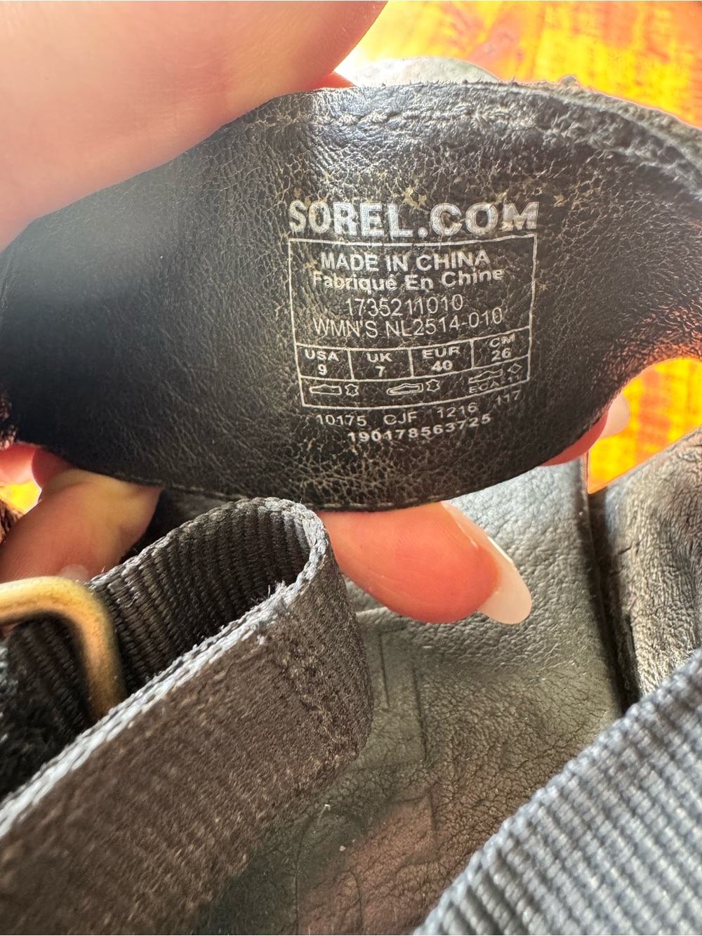 Sorel Black Torpeda Sandal - Picture 4 of 4